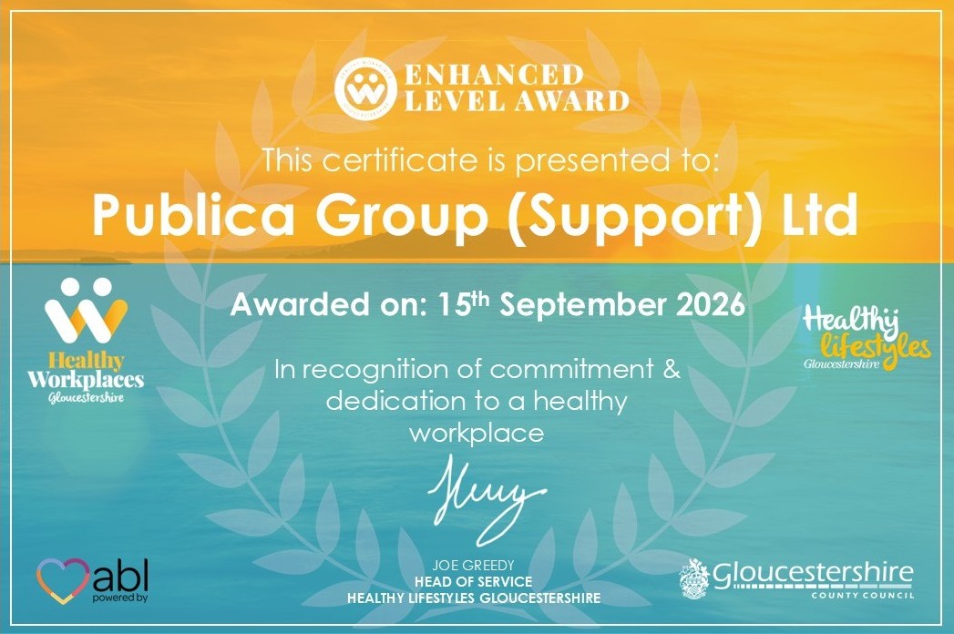 Award certificate
